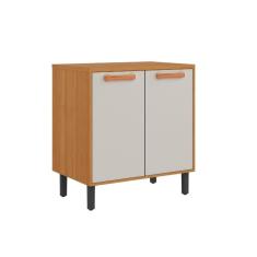 Imagem de Balcão De Cozinha Itaiaia Portas Nápoles Off White