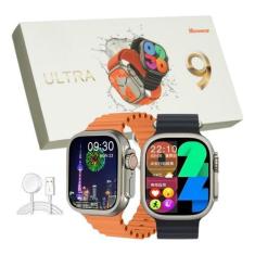 Imagem de Relogio Smartwatch Inteligente Ultra Laranja Pro Serie 9 Ultima Geraçã
