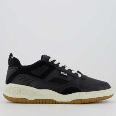 Imagem de Tênis Fila Corda Feminino Preto e Branco-Feminino