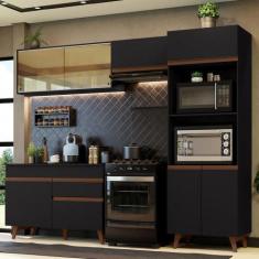 Imagem de Cozinha Completa Madesa Reims XC260001 com Armário, Balcão e Tampo - P