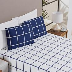 Imagem de Jogo de Lençol Solteiro Square 2 peças Marinho