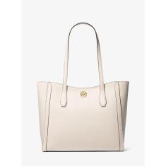 Imagem de Bolsa De Ombro Michael Kors Leida Tote Creme Grande