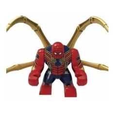 Imagem de Boneco Big Blocos De Montar Homem Aranha Golden Web - Mega Block Toys