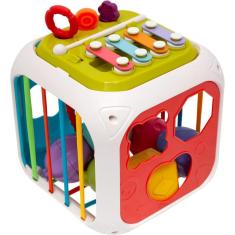 Imagem de Brinquedo Educativo Buba Cubo de Atividades 7 em 1 Colorido