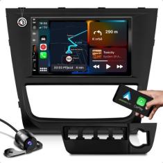 Imagem de kit central multimidia mp5 bluetooth carplay e espelhamento + moldura 