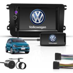 Imagem de Kit Central Multimidia 2Din Mp5 Bt Espelha Volkswagen Fox G7 - First O