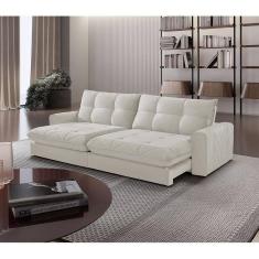 Imagem de Sofá Firenze Linho 02 Módulos De 80cm B25cm Meu Sofá Online A302 Linho Branco