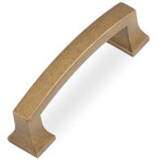 Imagem de COTYKILEY Pacote com 10 puxadores de armário de cozinha de latão antigo 3 polegadas (76 mm) puxadores de armário de cozinha vintage puxadores de gaveta puxadores de gaveta puxadores de armário de