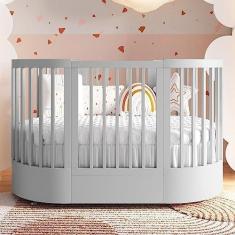 Imagem de Berço e Mini Cama 3 em 1 Wave Cinza
