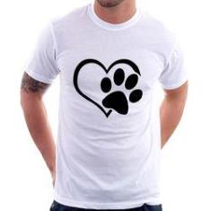 Imagem de Camiseta Coração Patinha - Foca Na Moda