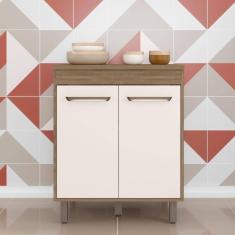 Imagem de Balcão 2 Portas com Tampo Lisboa carvalho oak/off white