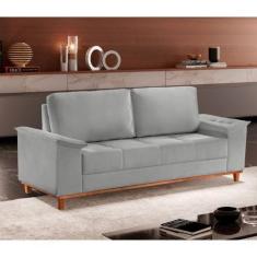 Imagem de Sofá Ravena Veludo 03 Lugares D28 Meu Sofá Online