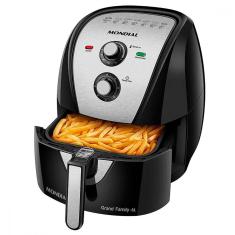 Imagem de Fritadeira Elétrica Air Fryer Grand Family Sem Óleo 6L Mondial Inox 1900W 127V - AFN-60-BI