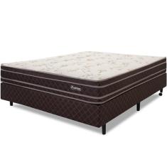 Imagem de Cama Box Colchão Viúva 100% Espuma Dupla Face Antialérgico 128x188x56cm BF Colchões