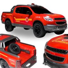 Imagem de Caminhonete Brinquedo Policia Bombeiro Carrinho Pickup Resgate - Usual
