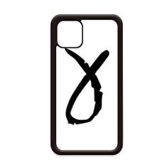 Imagem de Alfabeto grego Gamma preto contorno para iPhone 12 Pro Max capa para Apple Mini Mobile Case Shell