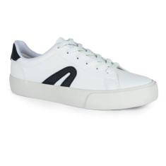 Imagem de Tenis Rainha York, Casual Unissex, Branco/Preto, 39