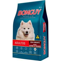 Imagem de Ração Seca Bomguy Carne e Frango para Cães Adultos - 25 Kg