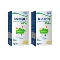 Imagem de Teutovit E 400mg 30caps vitamina E Teuto c/2 unidades