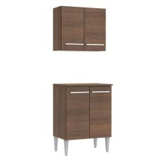 Imagem de Kit Madesa Emilly 4 Portas com Armário Aéreo e Balcão