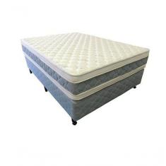 Imagem de Cama Box + Colchão Castor Casal Five Star Air Double Face Pocket 138X188x61cm