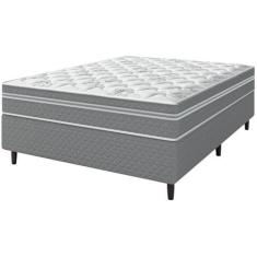Imagem de Cama Box (Box + Colchão) Casal Umaflex - de Molas Ensacadas 46cm de Al