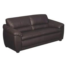 Imagem de Sofá 3 Lugares Sala de Estar Veneza Couro Marrom
