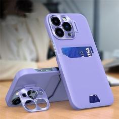 Imagem de Capa de suporte invisível para slot de cartão para iPhone 14 Pro Max 13 11 12 Pro Max 14 Plus Tampa de proteção de câmera de lente de metal, T5, para iphone 14