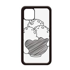 Imagem de Black Bowl Biscuits Bola de sorvete para iPhone 12 Pro Max Capa para Apple Mini Mobile Case