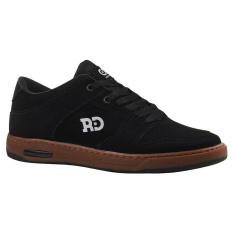 Imagem de Tenis Masculino Solado Caramelo Skatista Nobuck Preto RKT406-Masculino