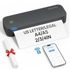Imagem de Impressora portátil ByteCintia Bluetooth Thermal US Letter