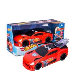 Imagem de Brinquedo Carrinho Hot Wheels Turbo Com Luz E Som Modo Turbo Vermelho