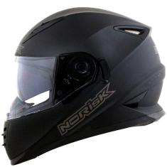 Imagem de Capacete Norisk Ff302 Monocolor Preto Fosco