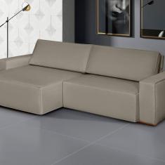 Imagem de Sofá Siena - Retrátil / Reclinável 280 Cm Veludo Castor