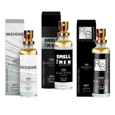 Imagem de Kit 3 Perfumes Masculinos 15ml - Amakha Paris