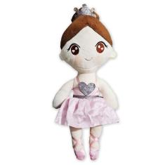 Imagem de Boneca Pelúcia Bailarina Média Linda Sonhos Brilho Fofa