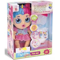 Imagem de Boneca MY Little Glitter FAZ Xixi Cabelo RS/AZ Divertoys 8282