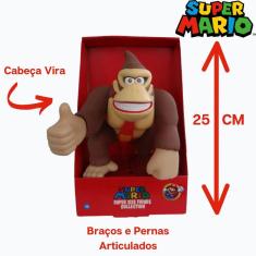 Imagem de Boneco Articulado - Donkey Kong 25cm - Super Mario