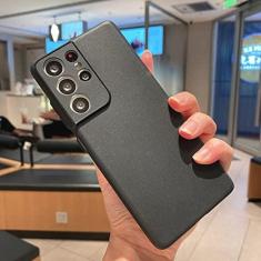 Imagem de Capa de telefone TPU macia e fina de 0,3 mm para Samsung Galaxy S22 S21 Plus Note 20 capa fosca ultrafina para Samsung Galaxy A52 A72, preta, para Samsung S21Ultra