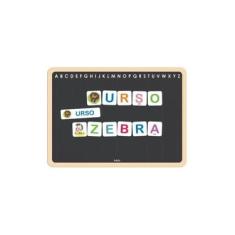 Imagem de Brinquedo Quadro Educativo Infantil Letras Do Alfabeto