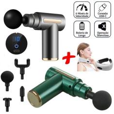 Imagem de Massageador Elétrico Profissional Muscular + Massageador de Pescoço Sh