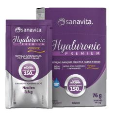 Imagem de Hyaluronic Premium Ácido Hialurônico + Verisol Sanavita 20 Sachês Neutro