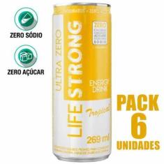 Imagem de Energético Life Strong Energy Drink 6 Unidades Tropical