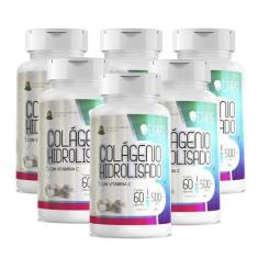 Imagem de COLÁGENO HIDROLISADO COM VITAMINA C - 500mg (60 Cápsulas) +CAPS (6)