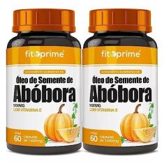 Imagem de Kit 2 Óleo De Semente De Abóbora 1000mg Com Vitamina E 60cps