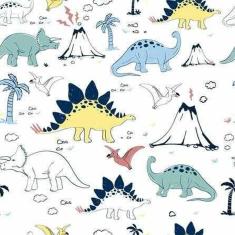 Imagem de Papel De Parede Adesivo Dinossauro Kids 10623789 Rolo0,58X3M
