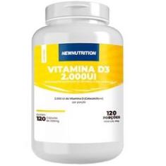 Imagem de Vitamina D3 2000Ui - 120 Cápsulas NewNutrition