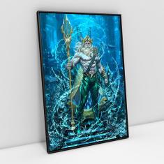Imagem de Quadro decorativo poster DC aquaman filme heroi
