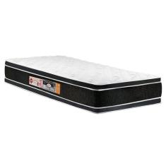 Imagem de Colchão Solteiro Espuma D33 Black White AIR Double Face Euro Pillow (88x188x27) - Castor
