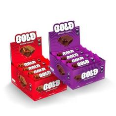 Imagem de BOLD Snacks barra de proteína - 1 Caixa Bombom Crocante + 1 Caixa Brownie e Crispies (2 Caixas C/ 12 unid.)